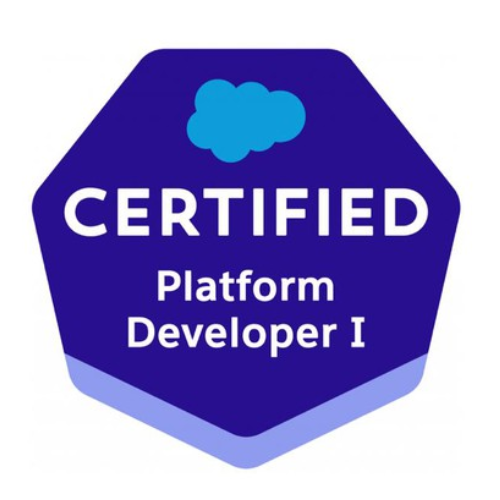 Salesforce Certified Platform Developer 1 badge