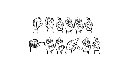 career seekers in American Sign Language 