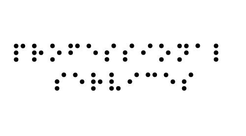 Professional services in grade 1 braille
