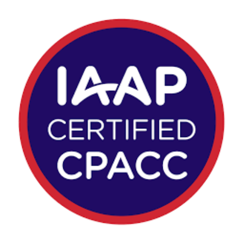 IAAP CPACC badge