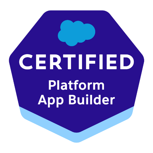 Salesforce Certified Platform App Builder Badge