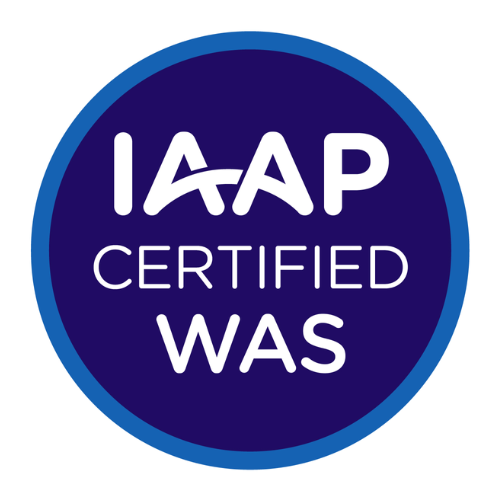 IAAP certified WAS Badge