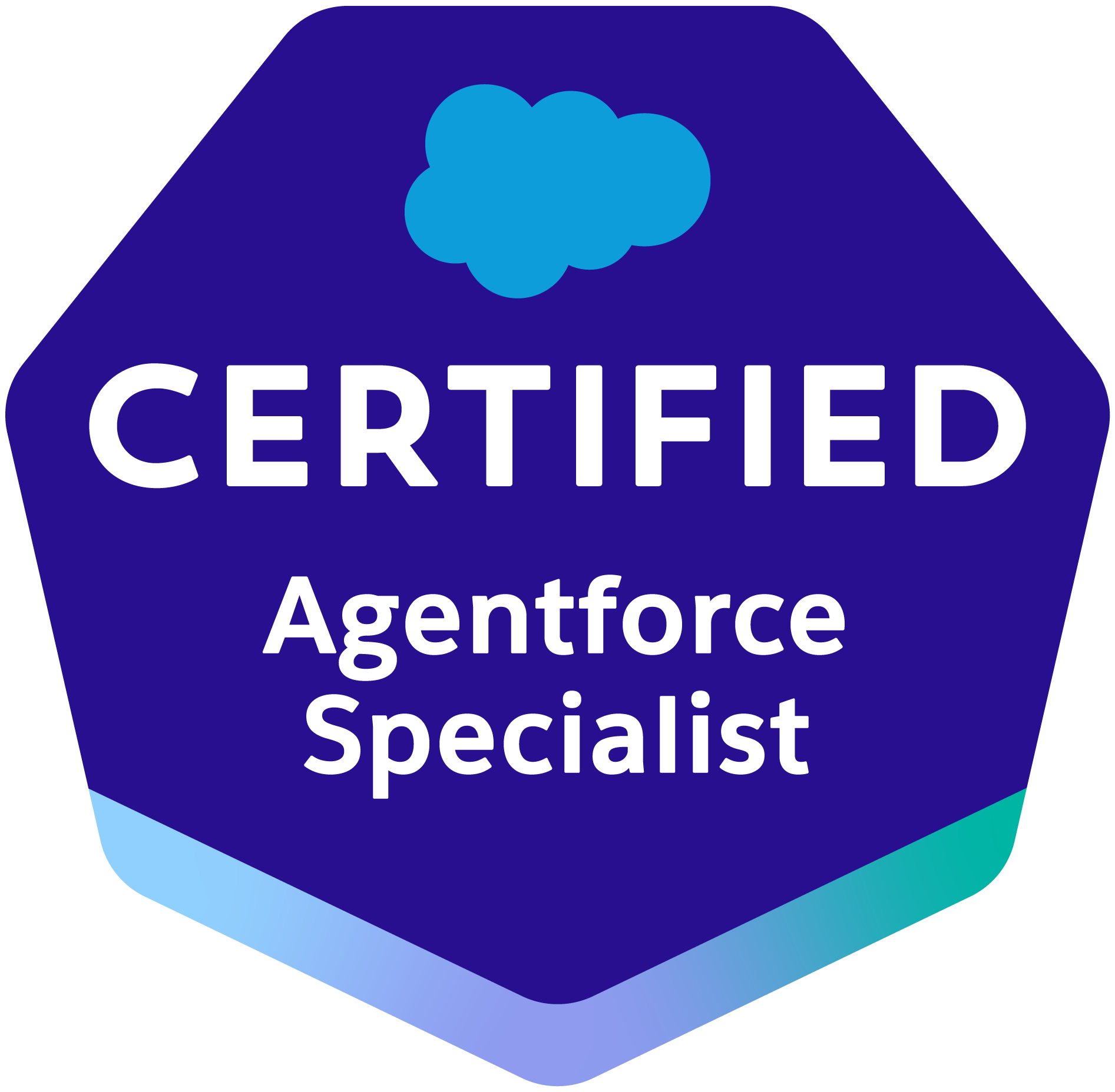 Salesforce Agentforce certification badge 